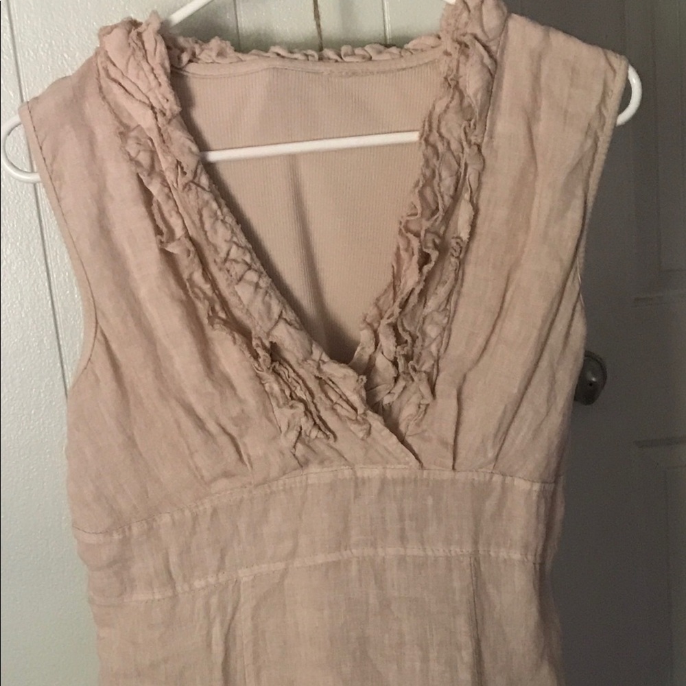 Gorgeous XCVI 100% linen mini dress